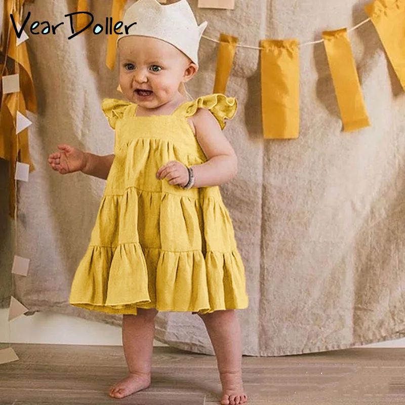 VearDoller Girls Casual Dresses Hot Sale Children's Clothing Cotton Sling Dress for Girls Outerwear Ruffles Kids Princess Dress
VearDoller Girls Casual Dresses Hot Sale Children's Clothing Cotton Sling Dress for Girls Outerwear Ruffles Kids Princess Dress