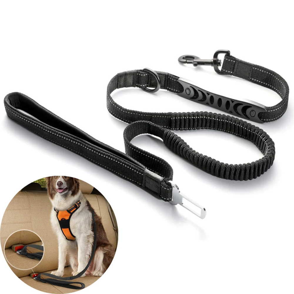 Reflective Dog Leash Pet Car Seat Belt Dog Walking Running Leash Adjustable Cushioning Elastic Leash For Medium Large Dogs 170cm
Reflective Dog Leash Pet Car Seat Belt Dog Walking Running Leash Adjustable Cushioning Elastic Leash For Medium Large Dogs 170cm