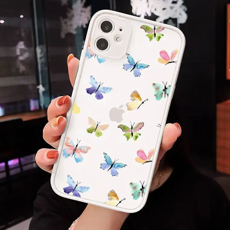 Vintage Butterfly Fashion Phone Case matte transparent For iphone 7 8 11 12 plus mini x xs xr pro max cover
Vintage Butterfly Fashion Phone Case matte transparent For iphone 7 8 11 12 plus mini x xs xr pro max cover