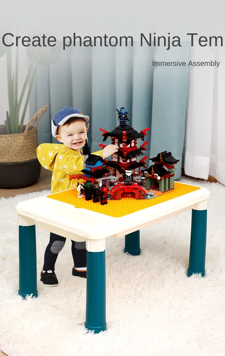 737pcs Diy Temple of Airjitzu Ninjagoes Smaller Version Building Blocks Set Compatible with Lepiningblock Toy for Kids Bricks
737pcs Diy Temple of Airjitzu Ninjagoes Smaller Version Building Blocks Set Compatible with Lepiningblock Toy for Kids Bricks