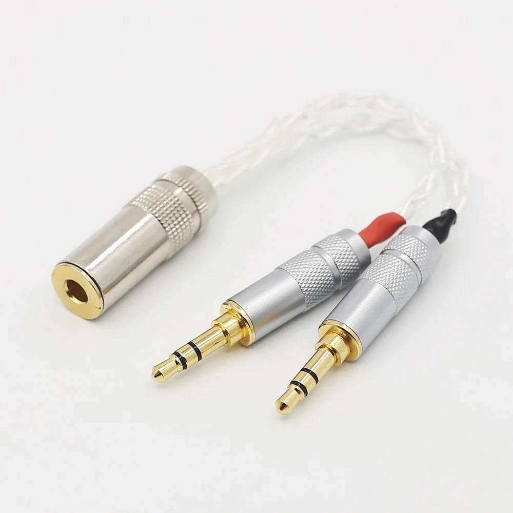 Audiocrast посеребренный 2x3 5 мм штекер до 4 сбалансированный Женский кабель для PHA 3 Pono