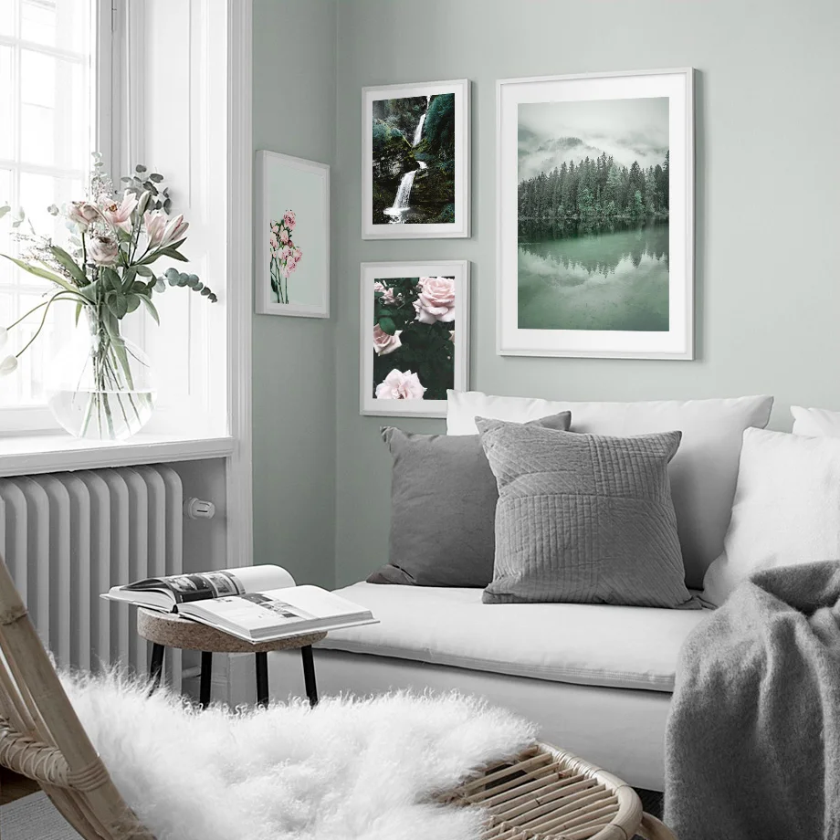 Canvas Painting Forest Lake Waterfall Flower Abstract Nordic Posters And Prints Wall Art Pictures For Living Room Decoration
Canvas Painting Forest Lake Waterfall Flower Abstract Nordic Posters And Prints Wall Art Pictures For Living Room Decoration