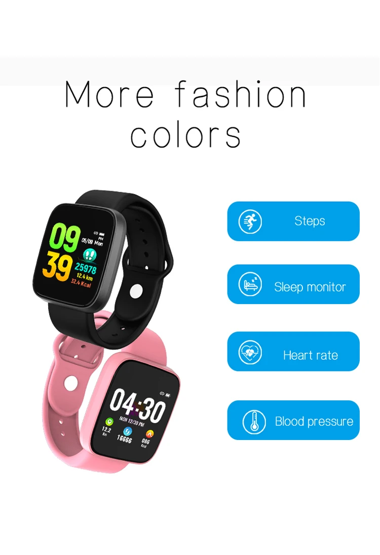 Smart Watch Full Touch Screen Heart Rate Blood Pressure Sports Tracker Fitness For Apple IOS Android for man women bracelet
Smart Watch Full Touch Screen Heart Rate Blood Pressure Sports Tracker Fitness For Apple IOS Android for man women bracelet