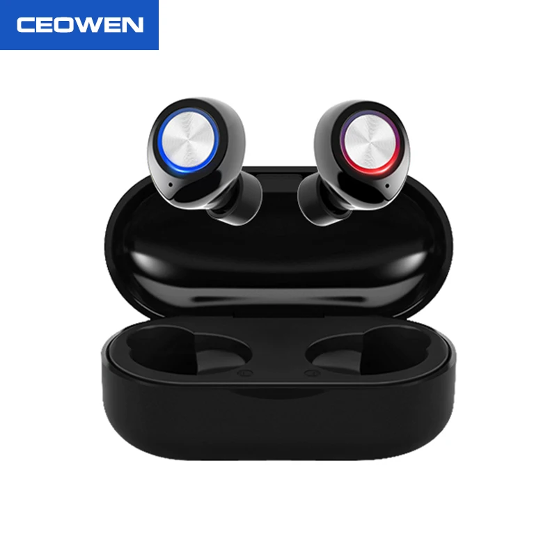 CEOWEN TW60 настоящие беспроводные Bluetooth наушники для телефона 2019 новые сенсорные с