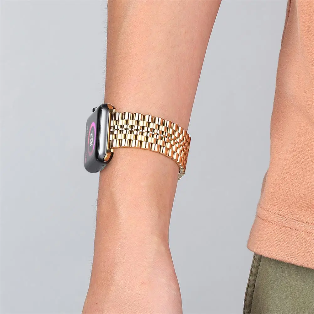 Stainless Steel Strap For Apple Watch Band 44mm 40mm Business Replacement Bracelet For Iwatch Se Apple Watch 6 5 4 3 42mm 38mm
Stainless Steel Strap For Apple Watch Band 44mm 40mm Business Replacement Bracelet For Iwatch Se Apple Watch 6 5 4 3 42mm 38mm