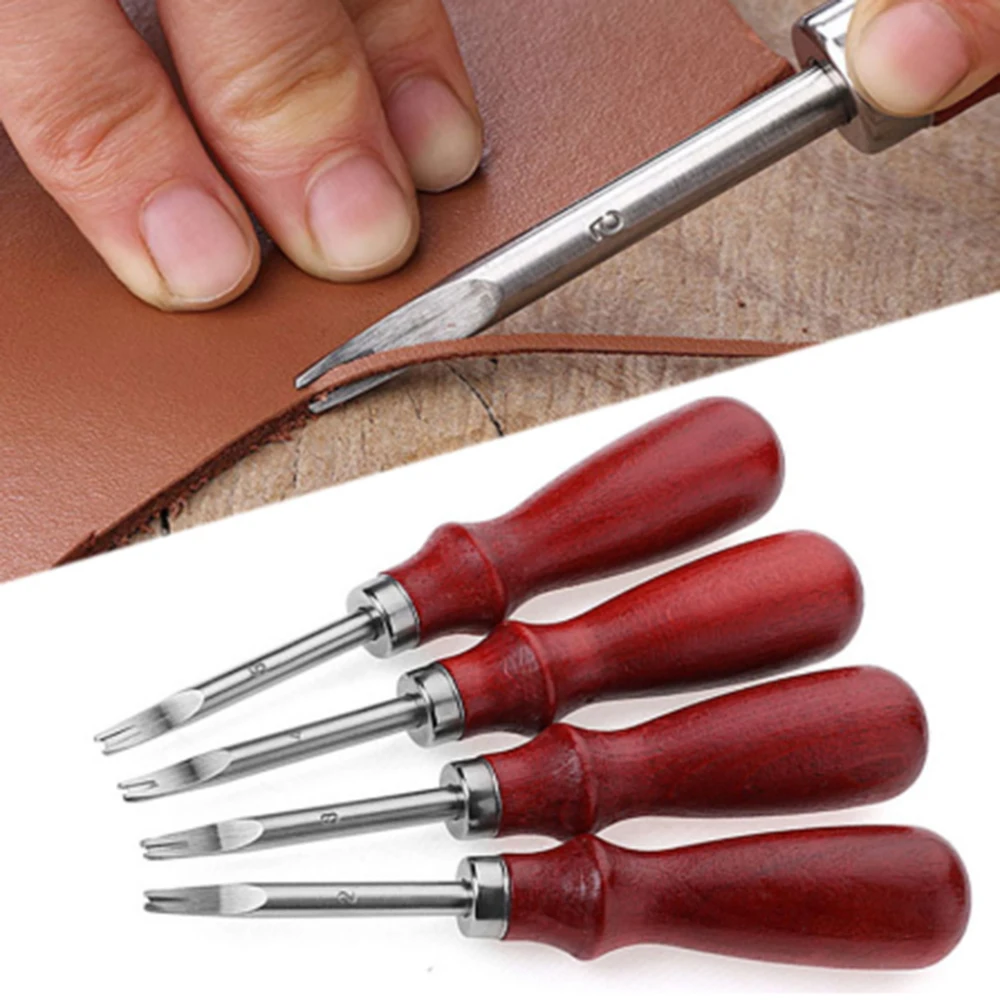 4pcs 1.5 1.2 1.0 0.8 mm Skiving Edge Leather Craft Edge Beveler Cutting Beveling Leather Skiver Tool for Home DIY
4pcs 1.5 1.2 1.0 0.8 mm Skiving Edge Leather Craft Edge Beveler Cutting Beveling Leather Skiver Tool for Home DIY