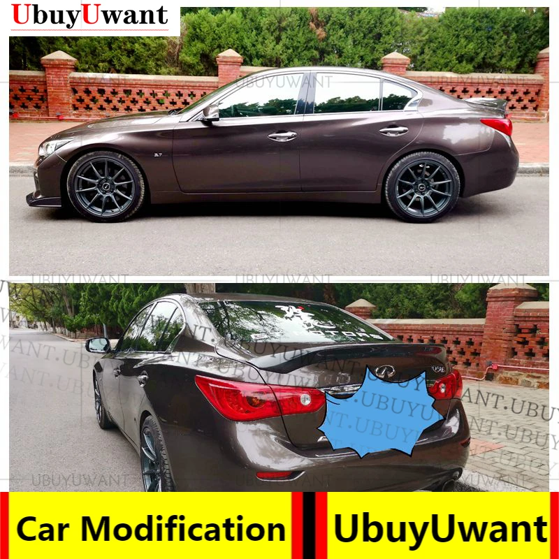Real Carbon Fiber Car Trunk Spoiler Wing Lid For Infiniti Q50 2014-2021 Highkick Rear Wing Spoiler Rear Trunk
Real Carbon Fiber Car Trunk Spoiler Wing Lid For Infiniti Q50 2014-2021 Highkick Rear Wing Spoiler Rear Trunk