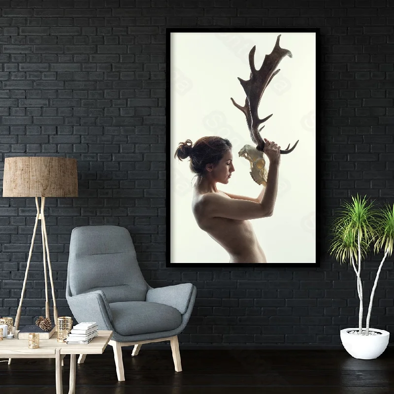 Figure Painting Model Antlers Nordic Decorative Painting Porch Living Room Corridor Study Room Hotel Painting
Figure Painting Model Antlers Nordic Decorative Painting Porch Living Room Corridor Study Room Hotel Painting