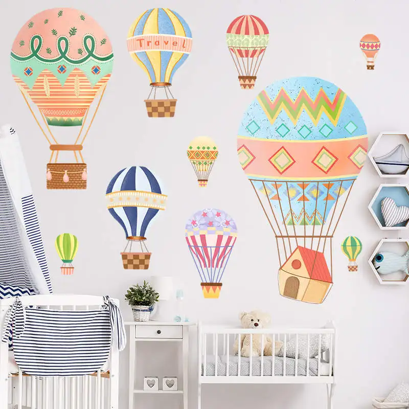 Vacclo Removable Hot Air Balloon Wall Stickers Cartoon Kids Room Background Wall Decals Self-adhesive Home Decor Accessories
Vacclo Removable Hot Air Balloon Wall Stickers Cartoon Kids Room Background Wall Decals Self-adhesive Home Decor Accessories