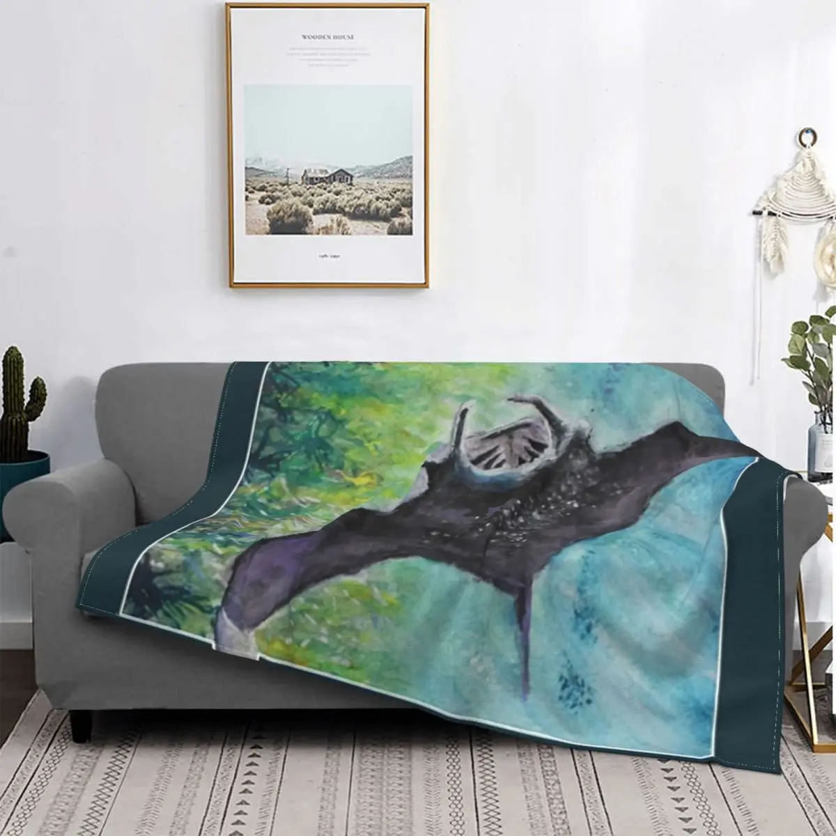 Watercolour Manta Ray Blanket Ocean Stingray Plush Warm Soft Flannel Throw Blanket For Bedding BedSheet Cover Travel Gift Outlet 
Watercolour Manta Ray Blanket Ocean Stingray Plush Warm Soft Flannel Throw Blanket For Bedding BedSheet Cover Travel Gift Outlet