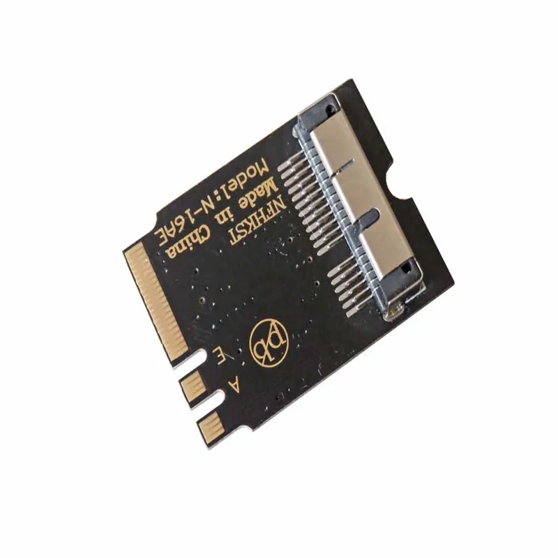 Drive-free BCM943602CS BCM94360CS to A + E key adapter card adapter
Drive-free BCM943602CS BCM94360CS to A + E key adapter card adapter