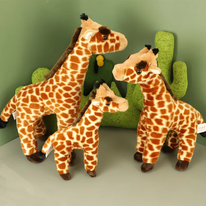 Милый плюшевый жираф игрушки зоопарк подарок мягкие куклы детский на день