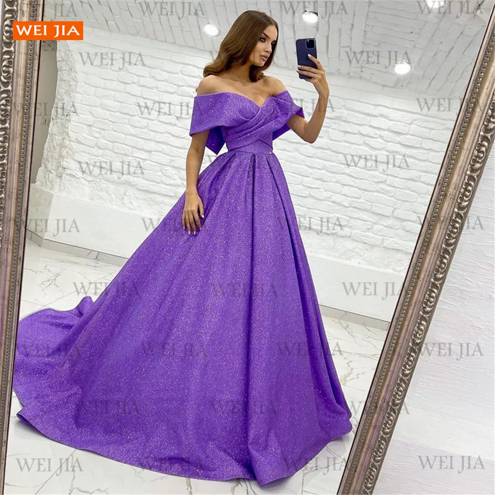 Fashion Purple Prom Dresses Long 2021 vestido de fiesta de boda Off Shoulder Women Party Gowns Custom Made платье на выпускной
Fashion Purple Prom Dresses Long 2021 vestido de fiesta de boda Off Shoulder Women Party Gowns Custom Made платье на выпускной