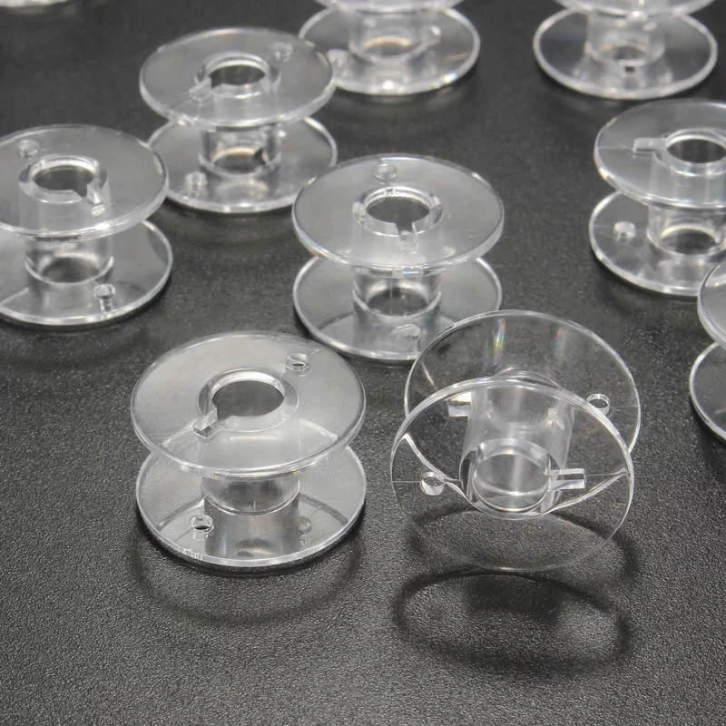 10pcs/bag Transparent sewing machine spool, empty spool axis plastic storage box, used for household sewing machine accessories
10pcs/bag Transparent sewing machine spool, empty spool axis plastic storage box, used for household sewing machine accessories