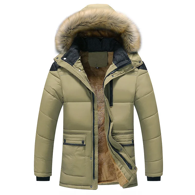 Men's Fashion Thick High Quality Winter Warm Outwear Men's Parkas Men's Winter Hooded Coat Down Cotton Suit Windbreaker
Men's Fashion Thick High Quality Winter Warm Outwear Men's Parkas Men's Winter Hooded Coat Down Cotton Suit Windbreaker