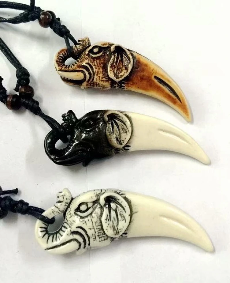 10 pcs Vintage Jewelry Necklace hand-carved statue elephant Mixed Color Trendy Biker Punk Gift
10 pcs Vintage Jewelry Necklace hand-carved statue elephant Mixed Color Trendy Biker Punk Gift