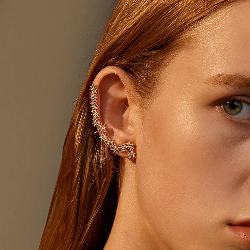 1PS Bohemian Crystal Rhinestone Ear Cuff Star Ear Bone Clip for Women Girls Ear Clips Fake Piercing Earrings Jewelry
1PS Bohemian Crystal Rhinestone Ear Cuff Star Ear Bone Clip for Women Girls Ear Clips Fake Piercing Earrings Jewelry