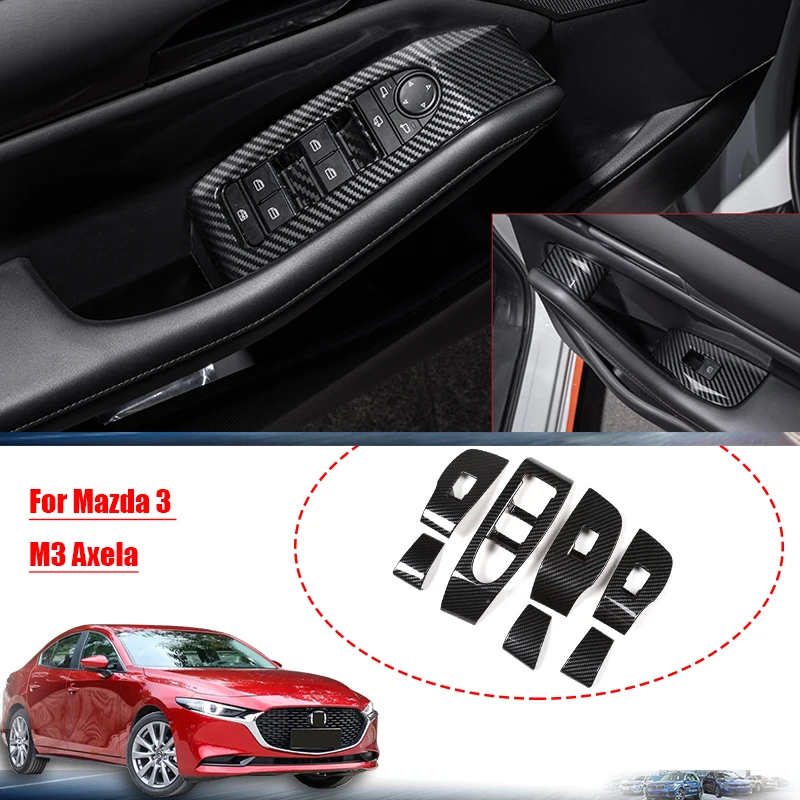 Для Mazda 3 M3 Axela 2019 2020 в стиле углеродного волокна интерьерная дверь окно стекло лифт переключатель панель Крышка отделка Аксессуары
Для Mazda 3 M3 Axela 2019 2020 в стиле углеродного волокна интерьерная дверь окно стекло лифт переключатель панель Крышка отделка Аксессуары