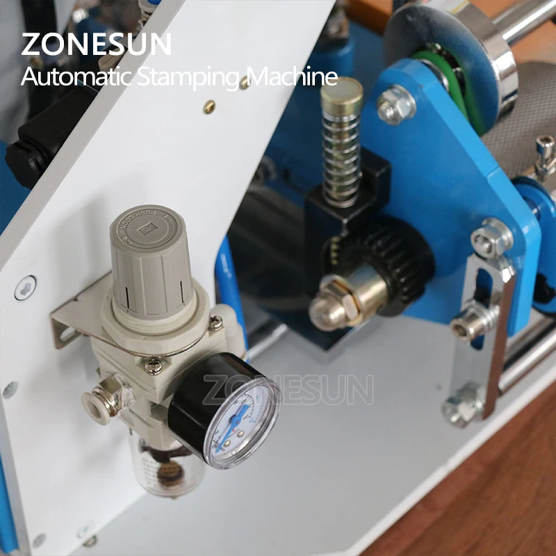 ZONESUN ZY-819-A штамповочный станок цифровой кожаный бумажный логотип бронзирующий