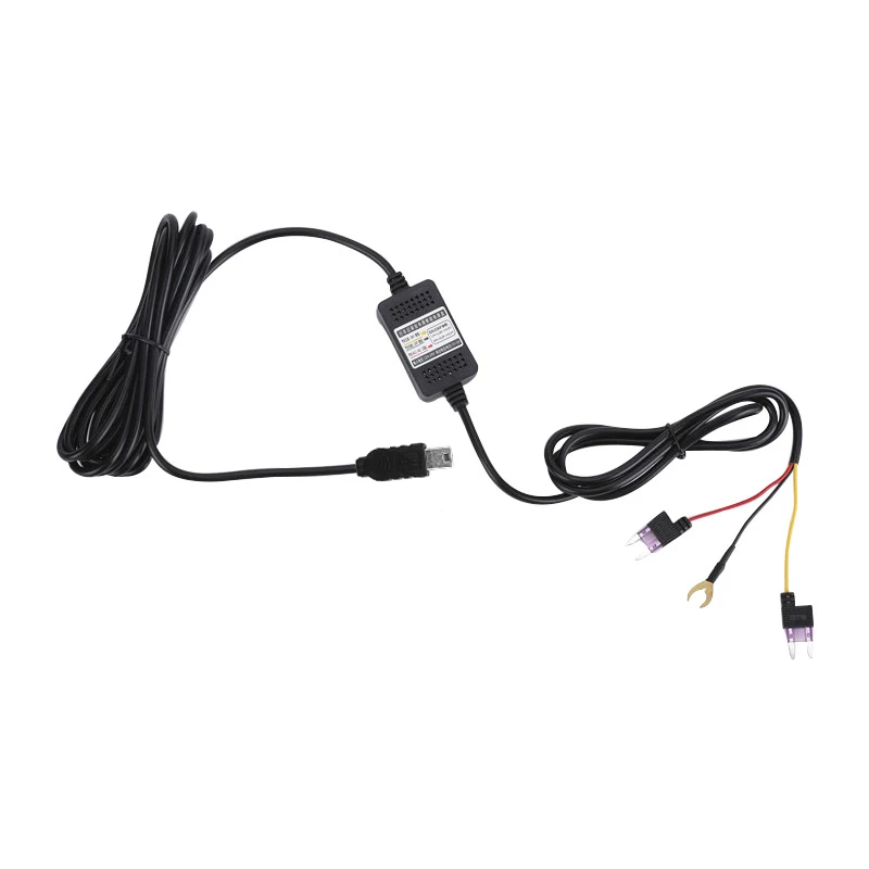 

Автомобильный видеорегистратор с кабелем 3,5 м, мини-USB зарядное устройство, линейный видеорегистратор, комплект из жесткого кабеля 12/30 В до 5 ...