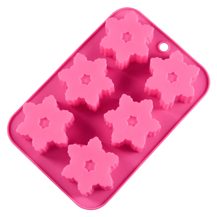 Silicon Cake Mold 6-Piece Christmas Snowflake Cake Baking Snowflake Mold Mousse Abrasive DIY Bases Para Postres Decoracion
Silicon Cake Mold 6-Piece Christmas Snowflake Cake Baking Snowflake Mold Mousse Abrasive DIY Bases Para Postres Decoracion
