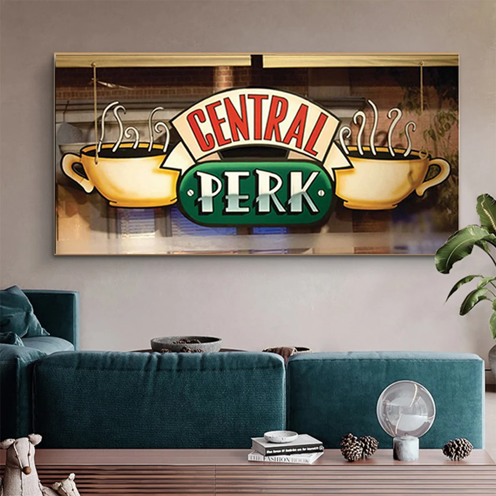 Central Perk Cafe Canvas Painting Friends TV Show Posters and Prints Scandinavian Wall Art Picture for Living Room Cuadros Decor
Central Perk Cafe Canvas Painting Friends TV Show Posters and Prints Scandinavian Wall Art Picture for Living Room Cuadros Decor