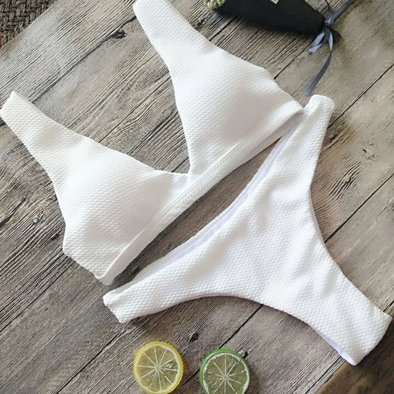 New Sexy Bikini Bra Brief Sets Women Swimsuit Push Up Swimwear Solid Bikini Set Beach Bathing Suit Bra Brief Bikinis Set
New Sexy Bikini Bra Brief Sets Women Swimsuit Push Up Swimwear Solid Bikini Set Beach Bathing Suit Bra Brief Bikinis Set