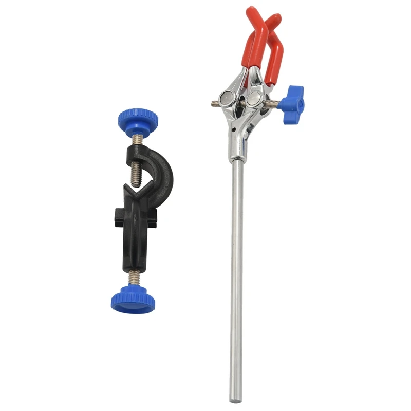 HOT Lab Clamp 3 Prong Finger Style Rubber-Coated Head a Black Laboratory Stand Clip
HOT Lab Clamp 3 Prong Finger Style Rubber-Coated Head a Black Laboratory Stand Clip