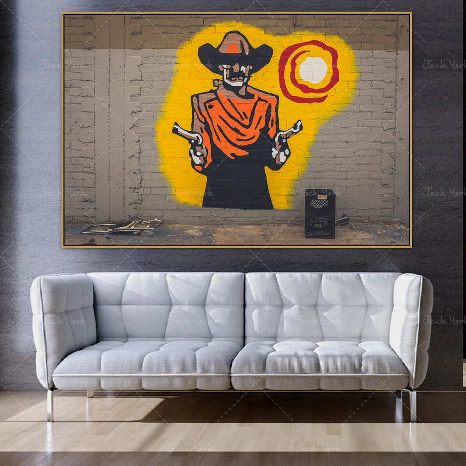 Gun Man Urban Street Art Graffiti Wall Art Poster Wall Photo Pictures Wall Art Home Wall Decor Painting Canvas Print
Gun Man Urban Street Art Graffiti Wall Art Poster Wall Photo Pictures Wall Art Home Wall Decor Painting Canvas Print