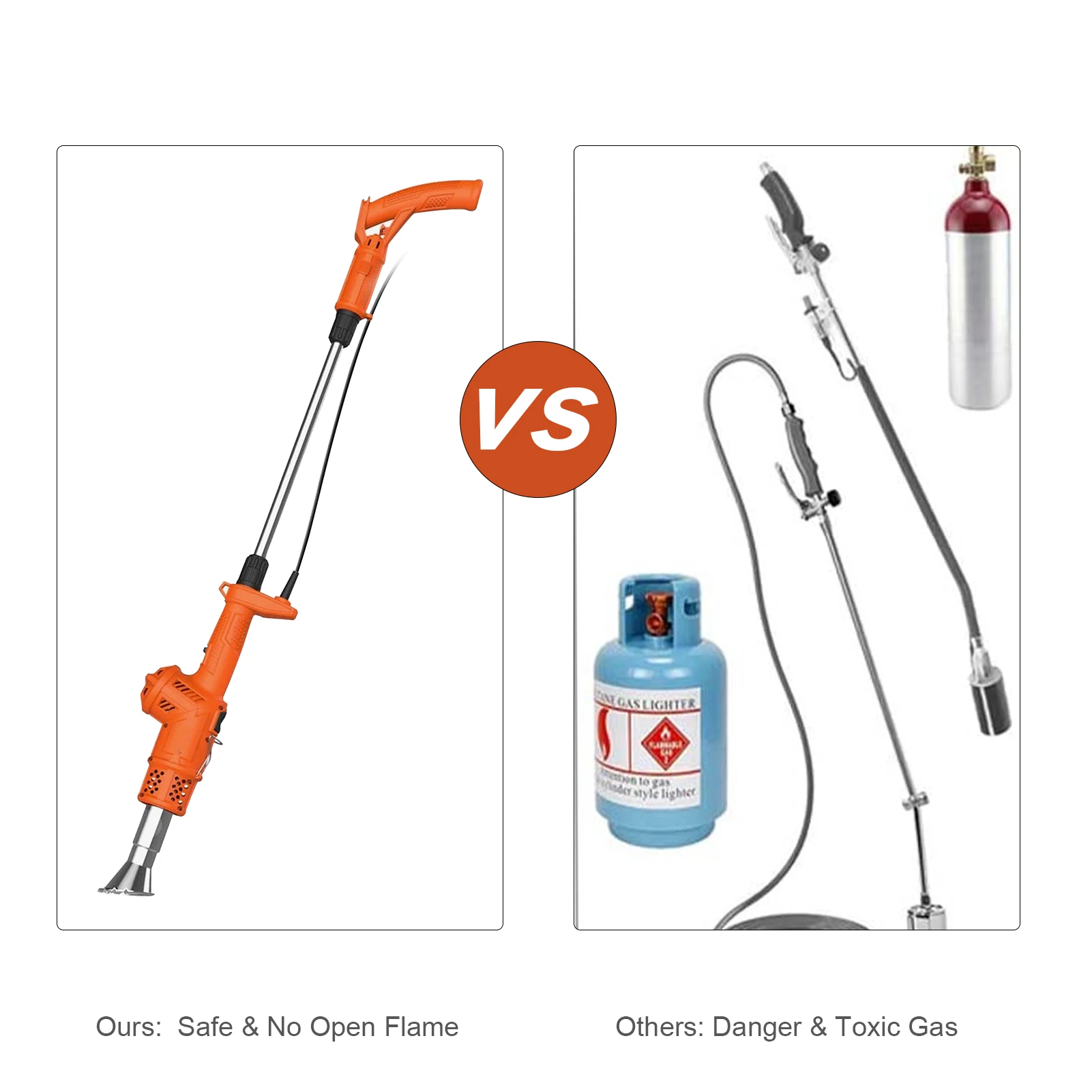 3in1 Electric Weed Burner Hot Air Weed Torch Barbecue Lighter with 5.9ft Cable 5Nozzles Electric Weed Killer Thermal Weeding
3in1 Electric Weed Burner Hot Air Weed Torch Barbecue Lighter with 5.9ft Cable 5Nozzles Electric Weed Killer Thermal Weeding