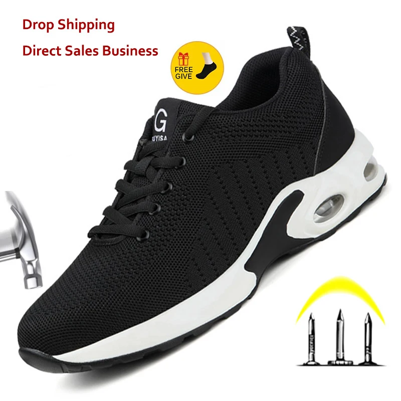 Dropshipping Men's Work Safety Boot Air Mesh Steel Toe Safety Shoes Indestructible Sneakers Breathable Working Shoes Men Shoes
Dropshipping Men's Work Safety Boot Air Mesh Steel Toe Safety Shoes Indestructible Sneakers Breathable Working Shoes Men Shoes