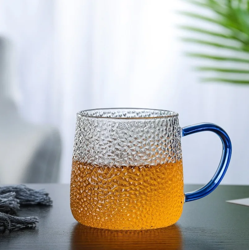 Thickened Hammered Glass Mug High Temperature Resistant Japanese Hammered Glass Mug with Handle Drinkware Coffeeware Teaware
Thickened Hammered Glass Mug High Temperature Resistant Japanese Hammered Glass Mug with Handle Drinkware Coffeeware Teaware