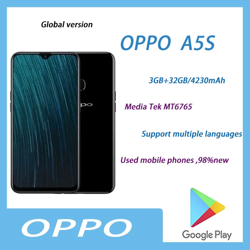 Used 98%new OPPO A5s Full Netcom 2 32GB Dual SIM Smartphone Camera Beauty Android System Soft Light Triple Camera Dual Standby
Used 98%new OPPO A5s Full Netcom 2 32GB Dual SIM Smartphone Camera Beauty Android System Soft Light Triple Camera Dual Standby