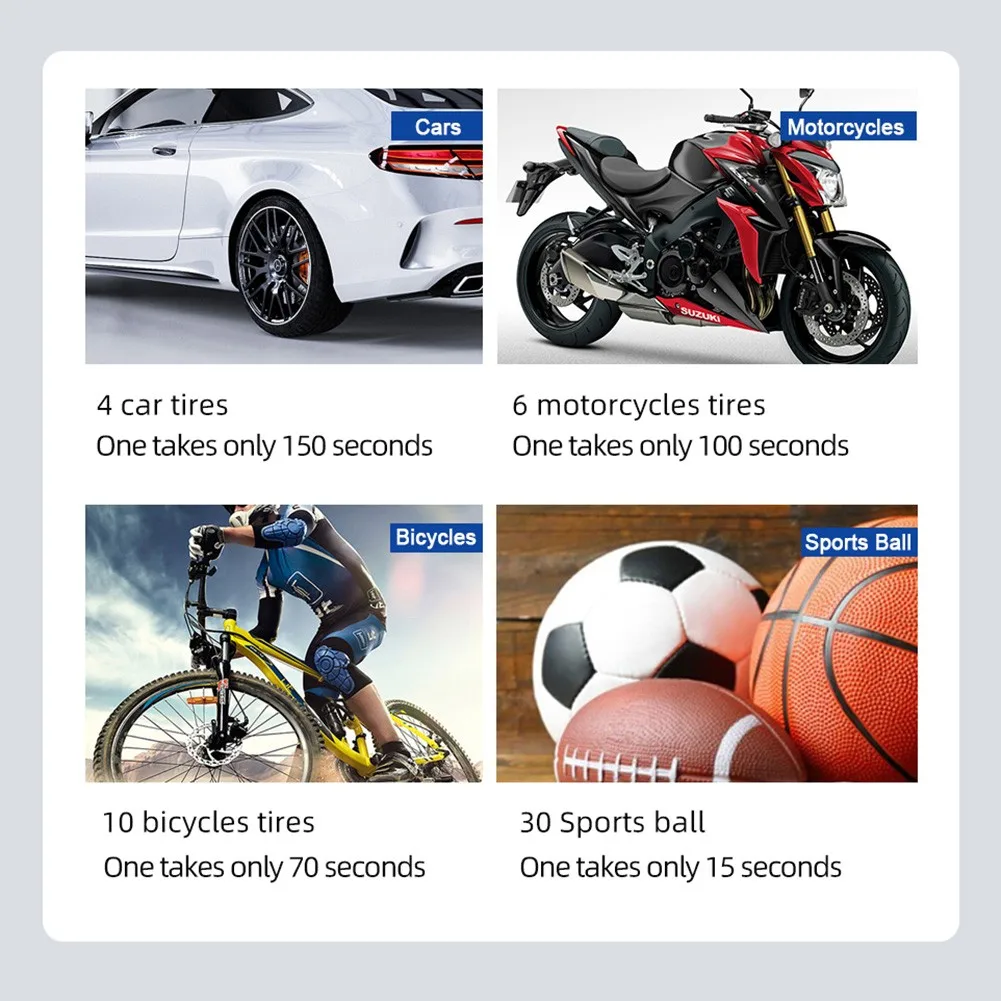 Bicycle Car Ball Mini Electric Air Pump Portable Digital Tire 2021 New Pressure Detection Bike Inflator Air Compressor 4+1
Bicycle Car Ball Mini Electric Air Pump Portable Digital Tire 2021 New Pressure Detection Bike Inflator Air Compressor 4+1