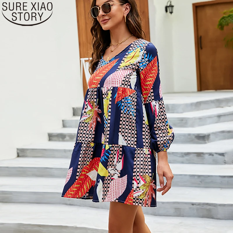 Sexy V-neck Polka Dot Mini Dress Spring Autumn Candy Long Sleeve V-neck Print Dresses Women Loose Vestido Feminino New 18181
Sexy V-neck Polka Dot Mini Dress Spring Autumn Candy Long Sleeve V-neck Print Dresses Women Loose Vestido Feminino New 18181