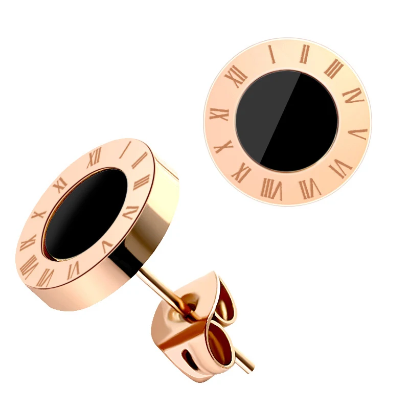 New Stainless Steel Acrylic Crystal Stud Earrings for Women Jewelry Vintage Roman Numerals Smmaallye Earring
New Stainless Steel Acrylic Crystal Stud Earrings for Women Jewelry Vintage Roman Numerals Smmaallye Earring