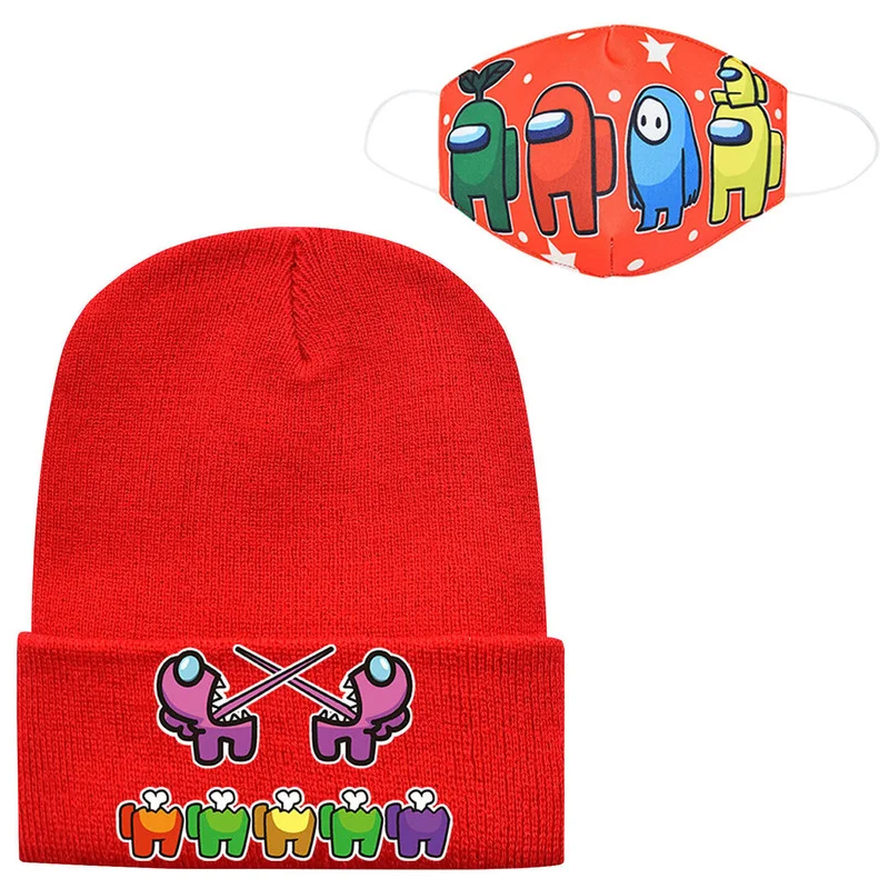 2021 Hot Game Among us Hat Mask 2pcs Set Cartton Printed Knitted Fall Winter Hat for Kids Adults Unisex Keep Warmth Fashion Gift
2021 Hot Game Among us Hat Mask 2pcs Set Cartton Printed Knitted Fall Winter Hat for Kids Adults Unisex Keep Warmth Fashion Gift