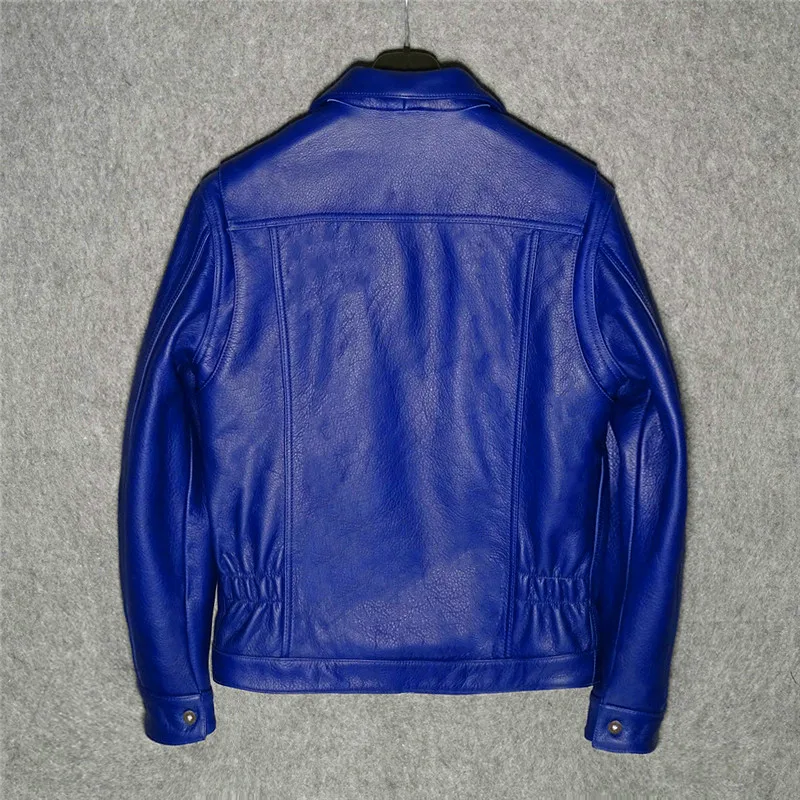 2021 Blue Japan Casual Style Genuine Leather Jacket Men Plus Size 3XL Real Natural Cowhide Slim Fit 506X Autum Coatn
2021 Blue Japan Casual Style Genuine Leather Jacket Men Plus Size 3XL Real Natural Cowhide Slim Fit 506X Autum Coatn