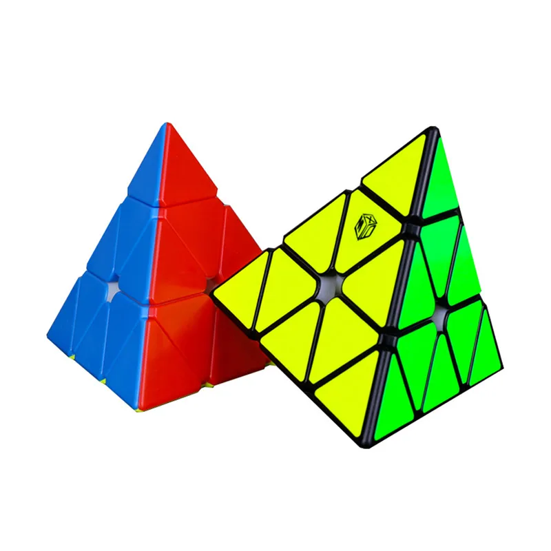 

X-MAN QIYI XMD Pyramid 3x3x3 Magnetic Magic cube QiYi 3x3x3 puzzle cubo magico Profissional magic cube fun game cube toys for ki