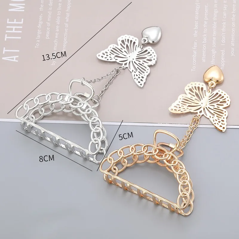 Ins Back Head Catch Clip Metal Butterfly Love Hairpin Female Niche Headdress Hair Accessories Shark
Ins Back Head Catch Clip Metal Butterfly Love Hairpin Female Niche Headdress Hair Accessories Shark