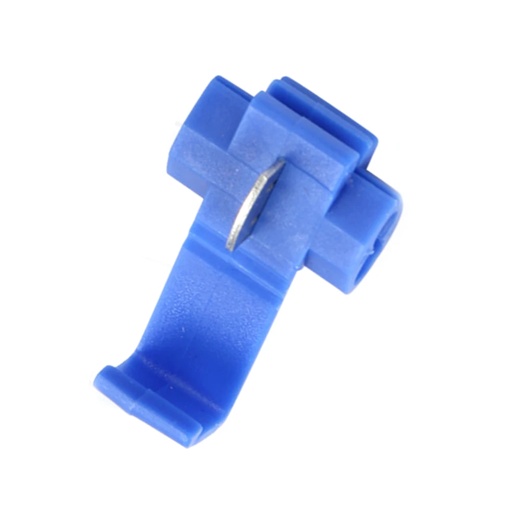 Car terminal clip and wire buckle button line card fast 0.75-2.5 piercing 50pcs blue | Автомобили и мотоциклы