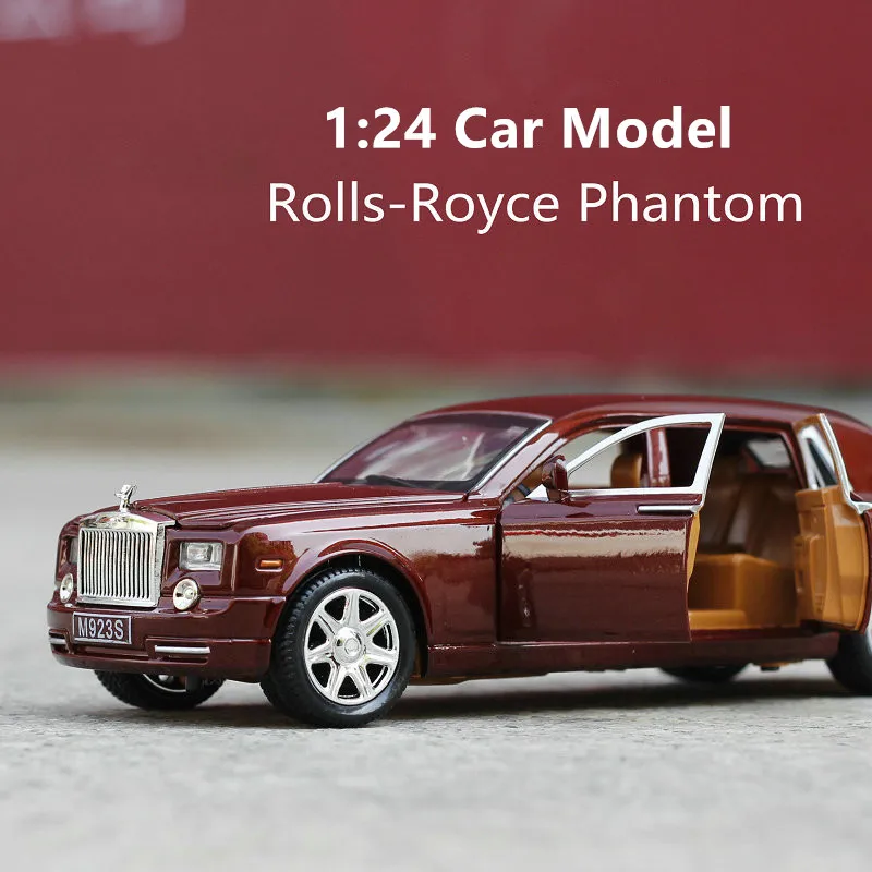 1/24 модель автомобиля Rolls Royce Phantom удлиняется 1/32 AMG GTR игрушечный автомобиль Hummer
