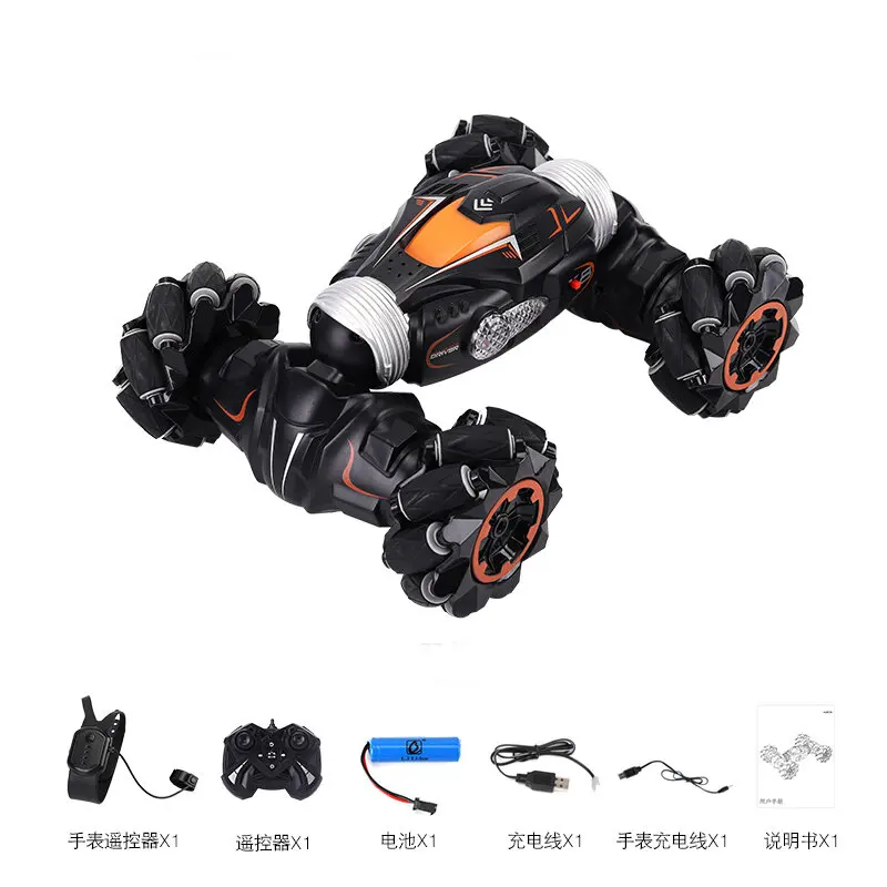 JJRC Q78 4WD Stunt RC Car Gesture Induction Twisting Off-Road Light Music Drift High Speed Climbing Vehicle Toy
JJRC Q78 4WD Stunt RC Car Gesture Induction Twisting Off-Road Light Music Drift High Speed Climbing Vehicle Toy