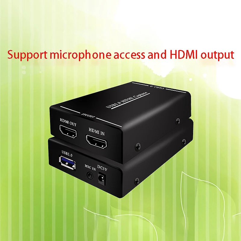 HDMI Video Capture Card, Home Office 1080P HDMI to Usb3.0 Game/Video Conference Live Capture Card
HDMI Video Capture Card, Home Office 1080P HDMI to Usb3.0 Game/Video Conference Live Capture Card