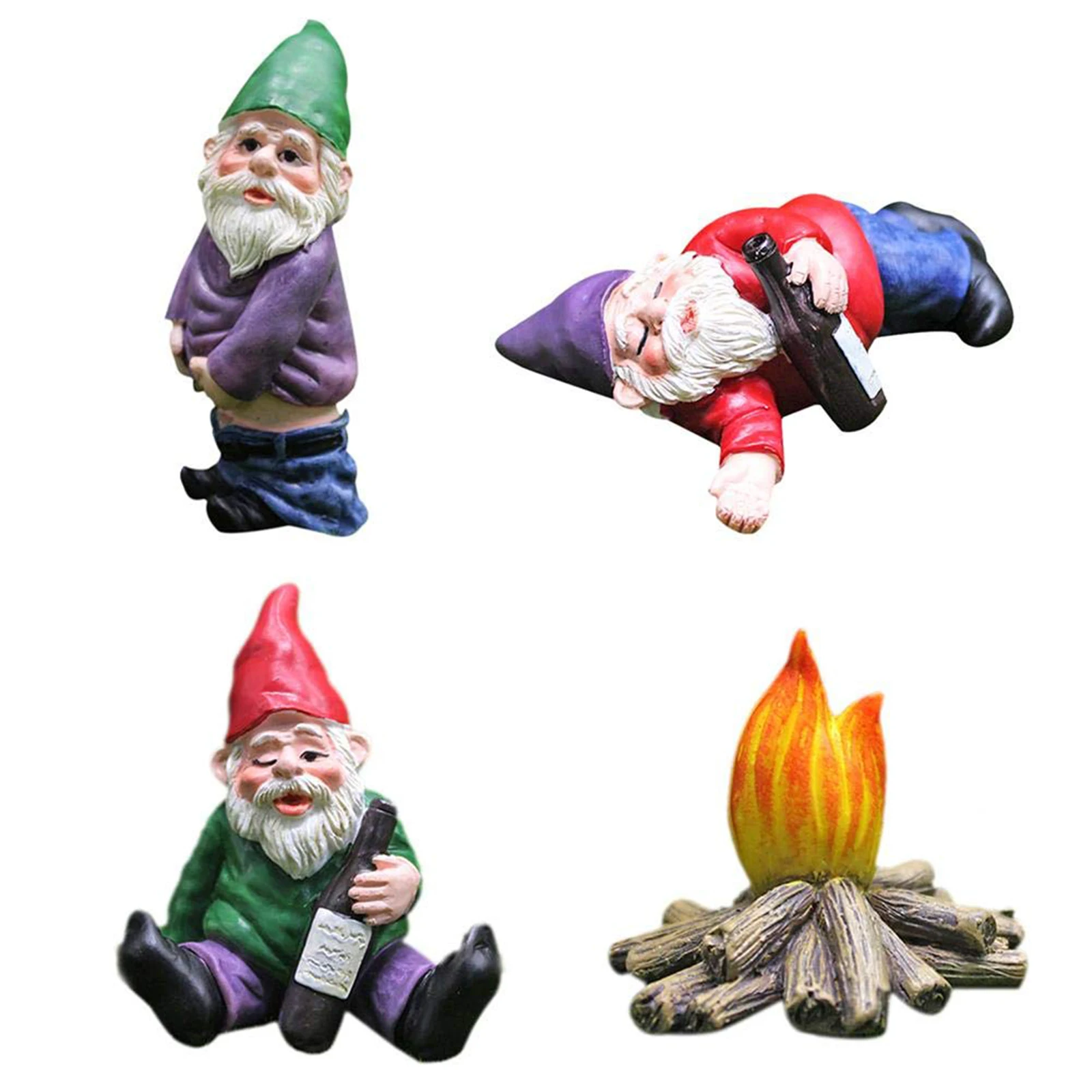 4PCS Mini Garden Resin Statues Figures Fairy Garden Gnome Dwarf Statue Resin Ornament Garden Decoration Cute Doll for Kids Gifts
4PCS Mini Garden Resin Statues Figures Fairy Garden Gnome Dwarf Statue Resin Ornament Garden Decoration Cute Doll for Kids Gifts