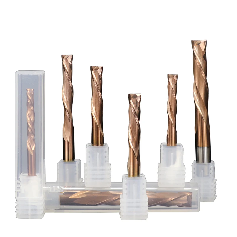 Up Down Cutter 2 Flute End Mill TiCN Coating 4/5/6/8/10mm Shank CNC Router Bit Carbide Milling Cutter Two Flute Spiral End Mill
Up Down Cutter 2 Flute End Mill TiCN Coating 4/5/6/8/10mm Shank CNC Router Bit Carbide Milling Cutter Two Flute Spiral End Mill