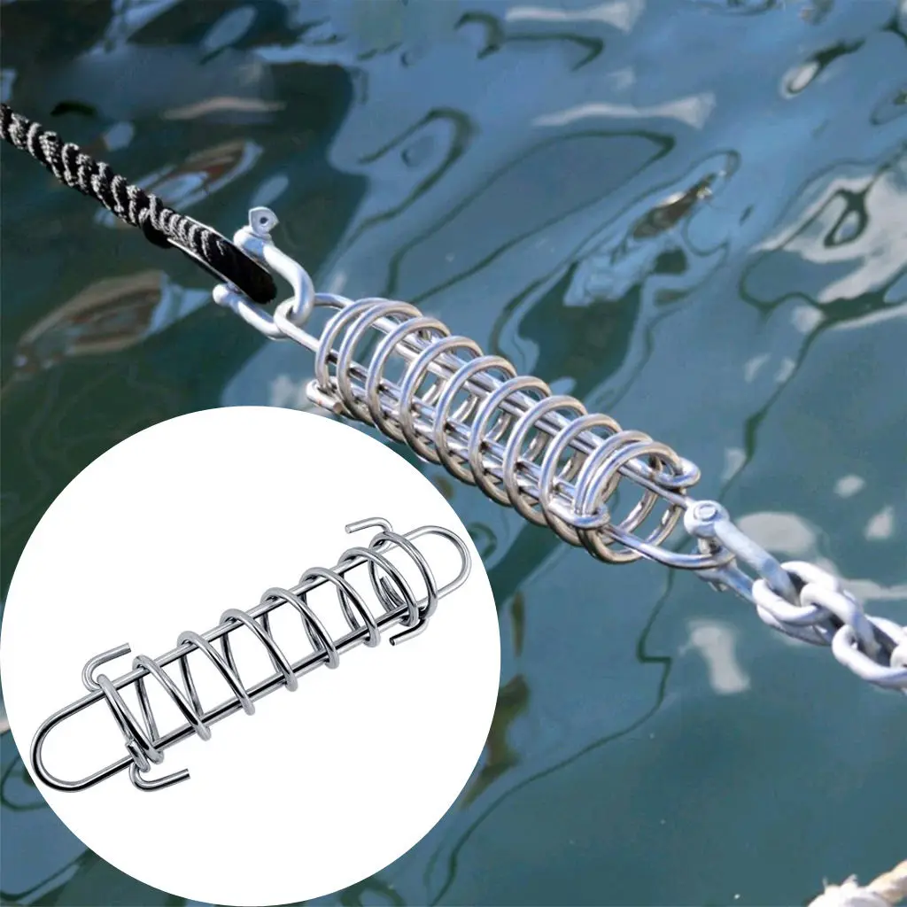 5mm Mooring Spring Marine Grade Anchoring Equipment 304 Stainless Steel Anchor Dock Line Fit for Dog Tie Boat Docking Hardware
5mm Mooring Spring Marine Grade Anchoring Equipment 304 Stainless Steel Anchor Dock Line Fit for Dog Tie Boat Docking Hardware
