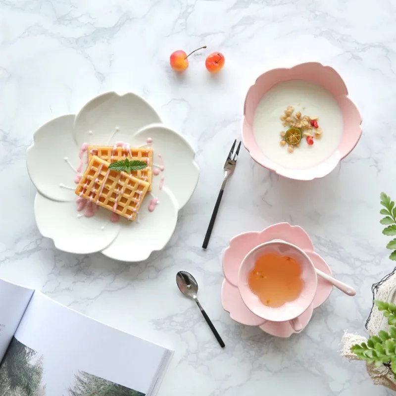Ceramic Sakura Dinner Plate Set Pink Kitchen Tableware Plates Flower Shape Chili Sauce Dish Plastic Plates
Ceramic Sakura Dinner Plate Set Pink Kitchen Tableware Plates Flower Shape Chili Sauce Dish Plastic Plates