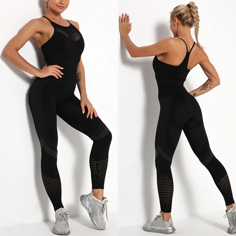 Женский спортивный костюм для спортзала, бесшовный комплект для йоги, спортивные Леггинсы, костюм для фитнеса и спортивный бюстгальтер с по...
Женский спортивный костюм для спортзала, бесшовный комплект для йоги, спортивные Леггинсы, костюм для фитнеса и спортивный бюстгальтер с по...