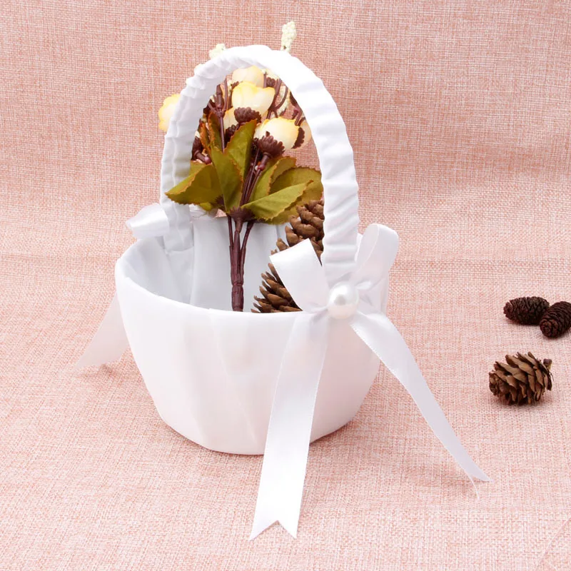 Romantic Bowknot Burlap Satin Wedding Ceremony Party Rose Flower Girl Basket 97QD
Romantic Bowknot Burlap Satin Wedding Ceremony Party Rose Flower Girl Basket 97QD